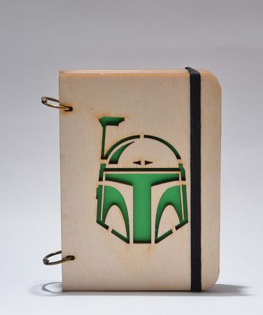 Деревянный блокнот Star Wars Boba Fett