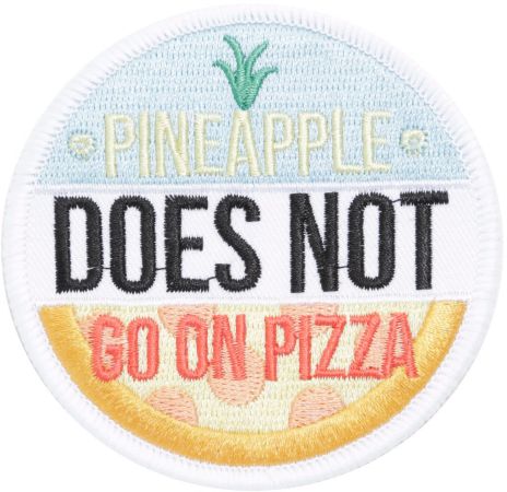 Нашивка Loungefly - Pinapple Does Not Go On Pizza