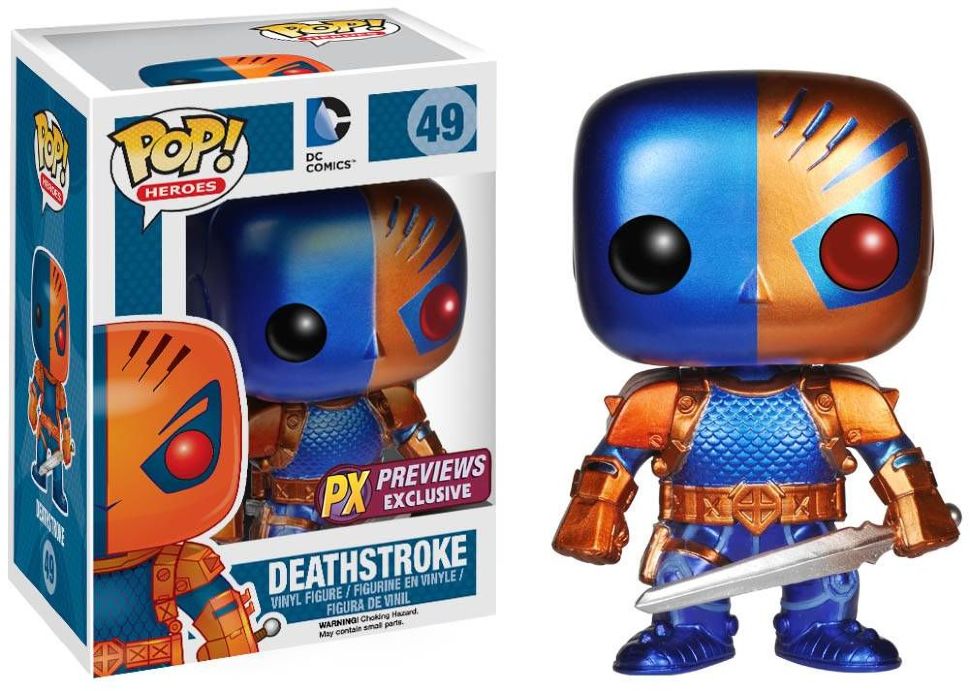 Фигурка Funko Pop! Heroes - Deathstroke Metallic ...