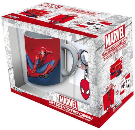 Подарочный набор Marvel - Spider-man (чашка, брелок, стикеры)