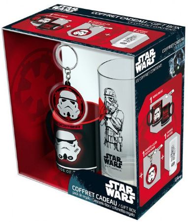 Подарочный набор Star Wars - Trooper (стакан, брелок, чашка-эспрессо)