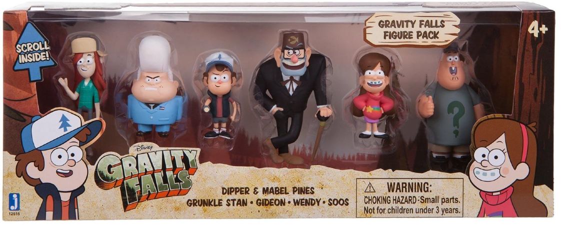 Набор фигурок Gravity Falls 2" 6-Pack