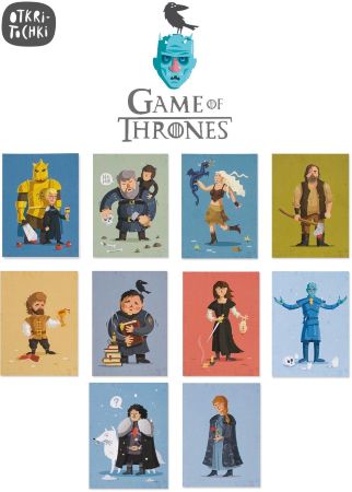 Авторские открытки Otkritochki - Game of Thrones