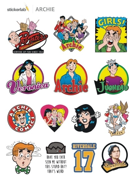 Купить Стикерпак Stickerlab - Archie недорого в интернет-магазине Украина