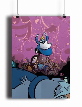 Постер Adventure Time Ice King (pm081)