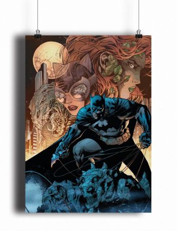 Постер Batman Hush by Jim Lee #1 (pm085)