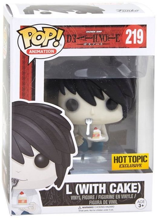 funko pop death note l with cake