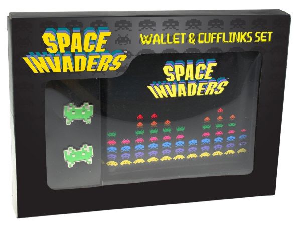 Кошелек и запонки Space Invaders