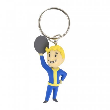 Брелок Official Fallout 76 Vault Boy Barter Keyring