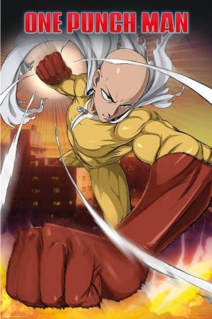 Постер лицензионный One-Punch Man (90х60 см)