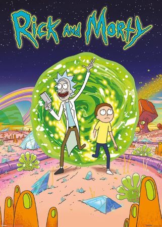 Постер лицензионный Rick and Morty PP34064 (90х60 см)