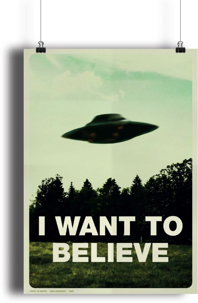 Kupit Poster I Want To Believe Pm001 Nedorogo V Internet Magazine Ukraina