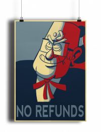 Постер Gravity Falls - No Refunds (pm002)