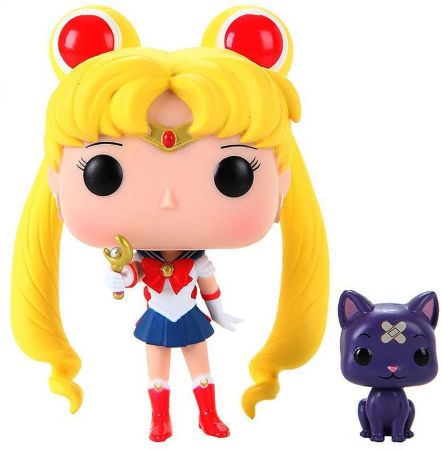 Фигурка Funko Pop! Animation Sailor Moon - Moon Stick and Luna (Exclusive)
