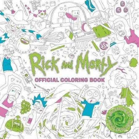 Раскраска Rick and Morty Official Coloring Book