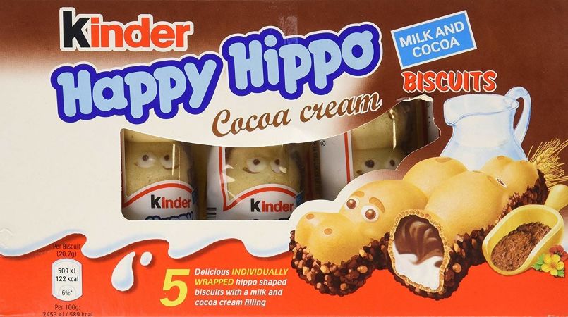 Kinder "Happy Hippo" Cocoa Cream Biscuits