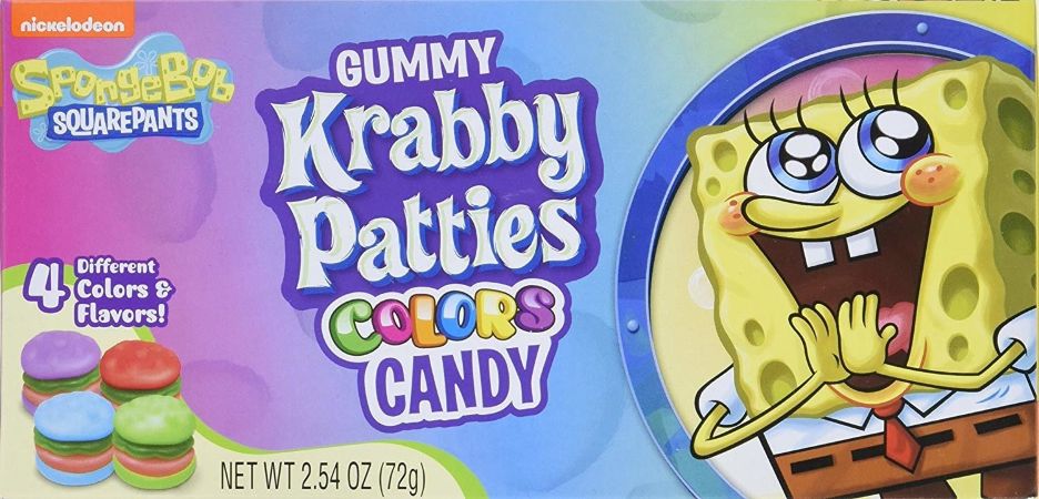 SpongeBob SquarePants Gummy Krabby Patties Colors Candy