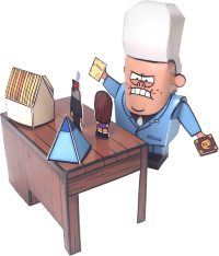 Бумажный конструктор DoodlePark Gravity Falls - Малыш Гидеон