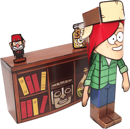 Бумажный конструктор DoodlePark Gravity Falls - Венди Кордрой