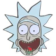 Лицензионный значок Rick and Morty - Rick - Лицензионный значок Rick and Morty - Rick