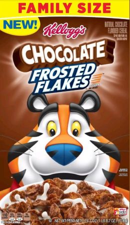 Хлопья Kellogg's Chocolate Frosted Flakes Cereal Family Size 24.7 Ounce