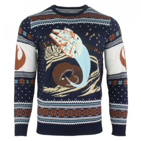 Джемпер Star Wars Millennium Falcon Space Slug Escape Christmas Jumper