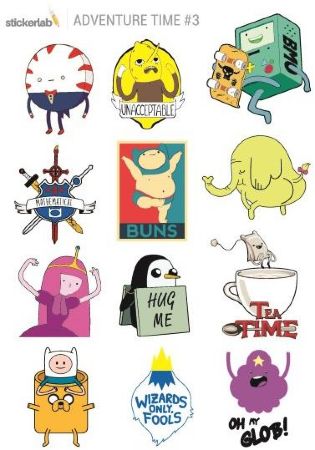 Стикерпак Stickerlab - Adventure Time №3