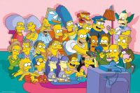 Постер лицензионный The Simpsons Sofa (90х60 см)