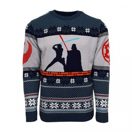 Джемпер Star Wars Luke vs Darth Christmas Jumper