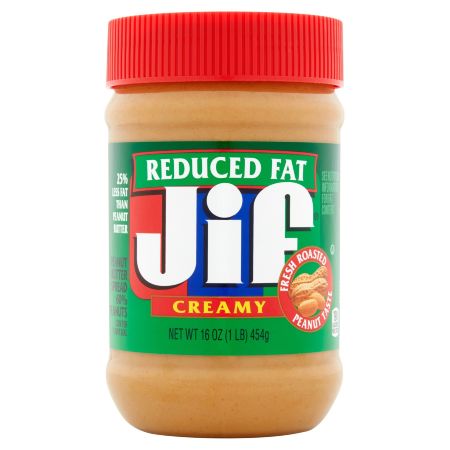 Арахисовая паста Jif Reduced Fat Creamy Peanut Butter