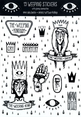 Стикерпак InkCraft - Weeping Stickers