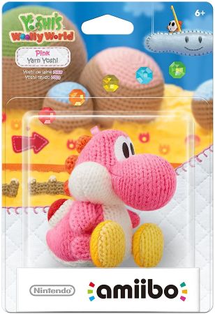 Фигурка Nintendo Amiibo - Pink Yarn Yoshi (Yoshi's Woolly World Series)