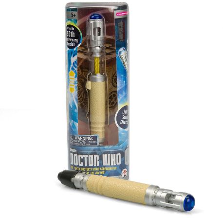Dr. Who Sonic Screwdriver - 10th Doctor (50th Anniversary Ltd Edition with Lights & Sounds)