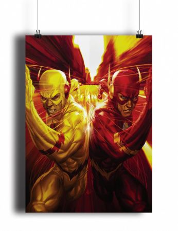 Постер Flash vs Professor Zoom (pm023)