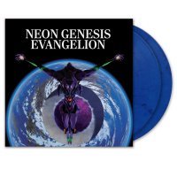 Neon Genesis Evangelion - Original Series Soundtrack (Translucent Blue with Ethereal Black Smoke Vinyl)