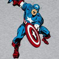 Футболка Lucky Humanoid - Captain America - Футболка Lucky Humanoid - Captain America