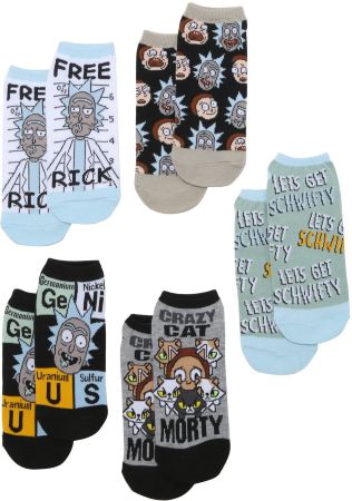 Носки HYP Rick and Morty Pack #1 (5 шт.) 