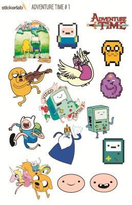 Стикерпак Stickerlab - Adventure Time №1