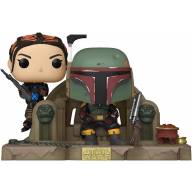 Фигурка Funko Pop! Star Wars Moment: The Mandalorian - Boba Fett and Fennec on Throne - Фигурка Funko Pop! Star Wars Moment: The Mandalorian - Boba Fett and Fennec on Throne