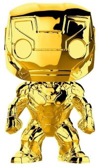 Фигурка Funko Pop! Marvel: Marvel Studios 10 - Iron Man (Gold Chrome)