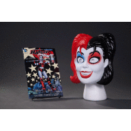 Комплект из маски и книги Harley Quinn - Комплект из маски и книги Harley Quinn