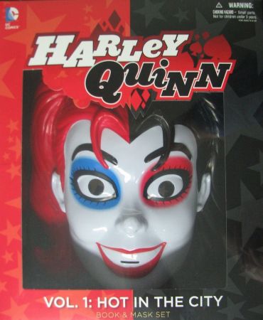 Комплект из маски и книги Harley Quinn