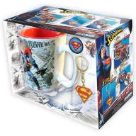 Подарочный набор DC Comics - Superman (чашка, брелок, 2 значка) - Подарочный набор DC Comics - Superman (чашка, брелок, 2 значка)