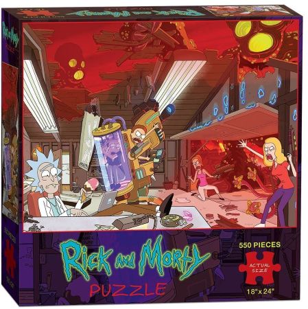 Rick & Morty (Рик и Морти) Puzzle (550 Piece)