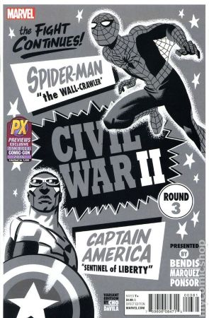 Civil War II №3 (San Diego Comic Con Exclusive Cover)