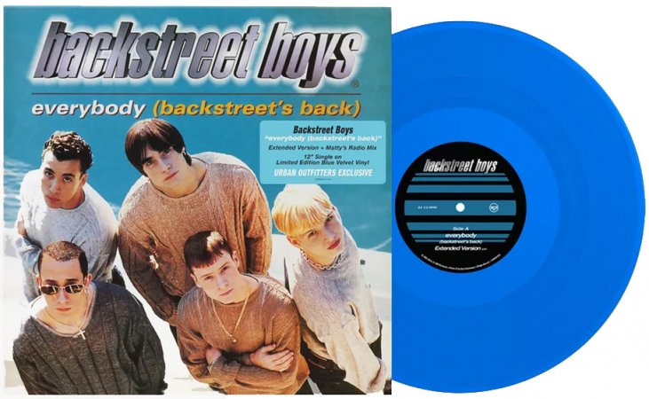 Backstreet Boys - Everybody (Backstreet’s Back) Single (Limited Blue Vinyl) LP