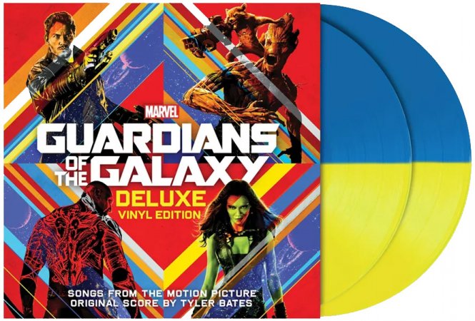Guardians Of The Galaxy Deluxe Edition 2LP (Limited Yellow&Blue Vinyl)
