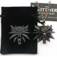 Кулон The Witcher III Inspired Wolf School Medallion (Red Eyed) - Кулон The Witcher III Inspired Wolf School Medallion (Red Eyed)