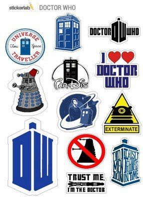 Стикерпак Stickerlab - Doctor Who