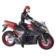 Фигурка Marvel Legends - Black Widow with Motorcycle - Фигурка Marvel Legends - Black Widow with Motorcycle